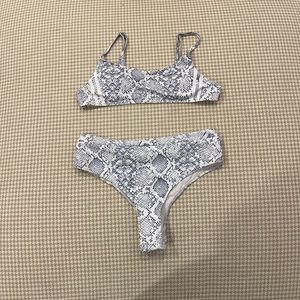 Snake skin bikini
